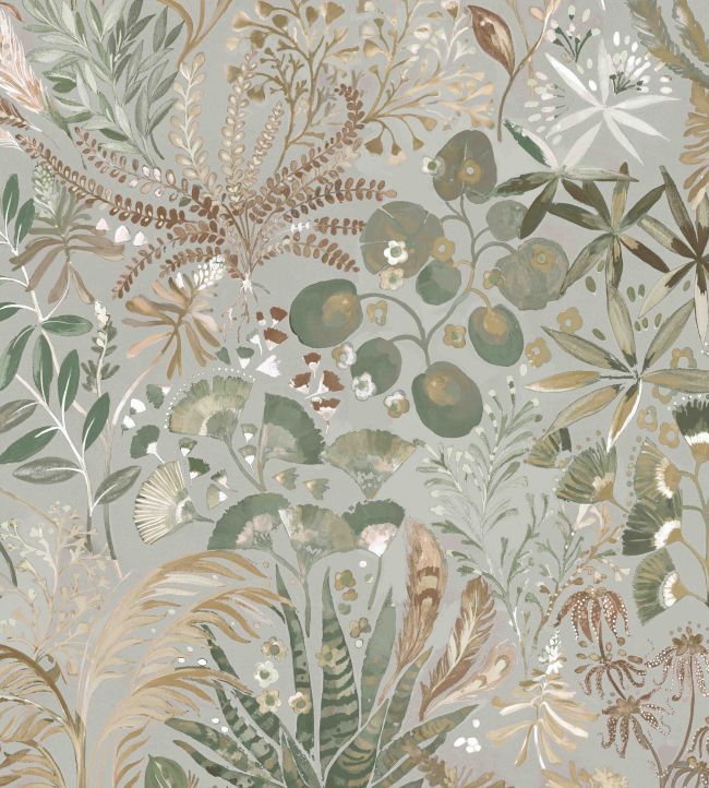 Folium Fabric by Arley House Dune