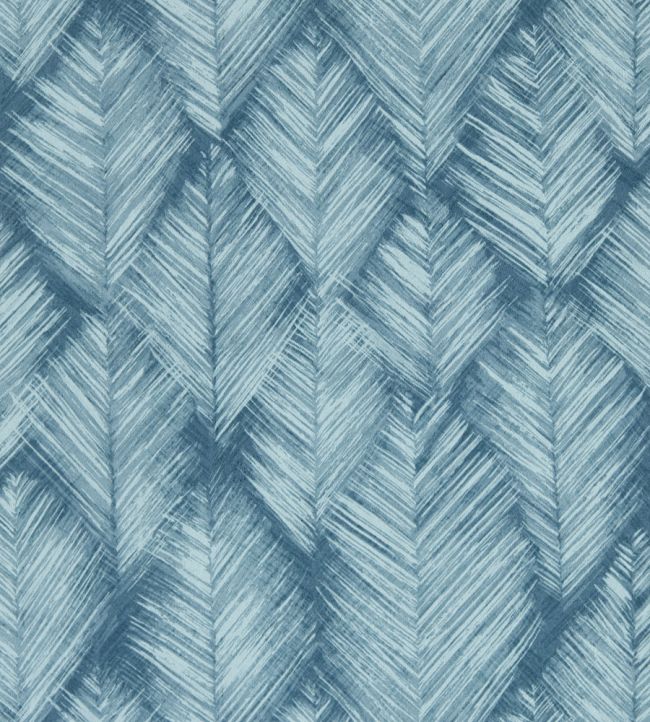 Folius Wallpaper by Clarke & Clarke Midnight