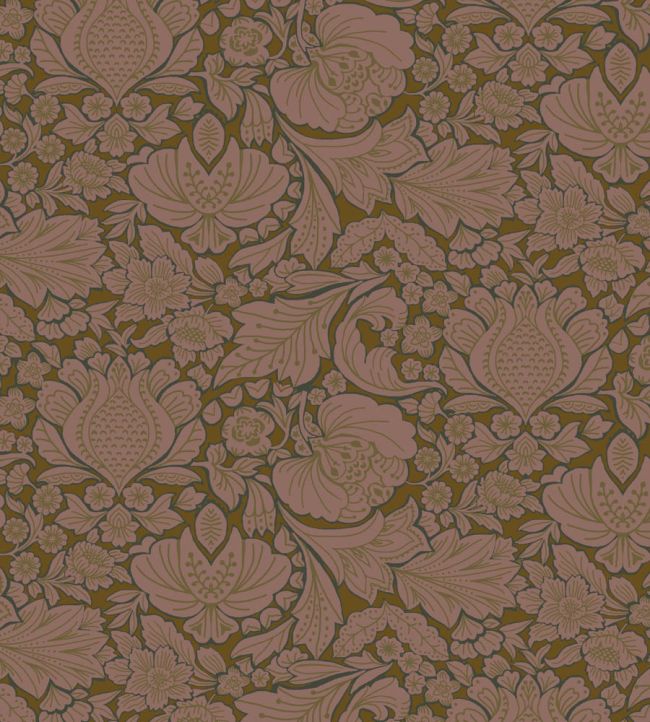 Folk Floral Fabric by Parker & Jules Poison