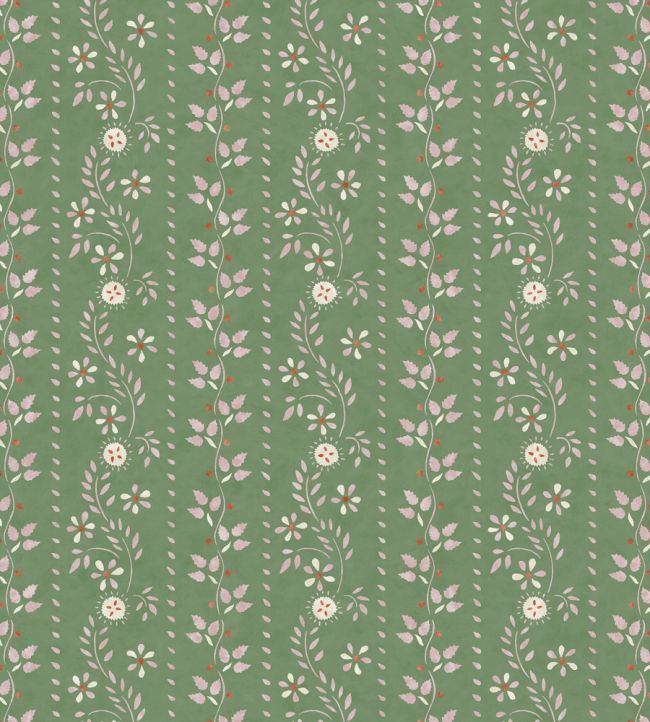 Folklore Wallpaper by Lewis & Wood Blossom Leaf