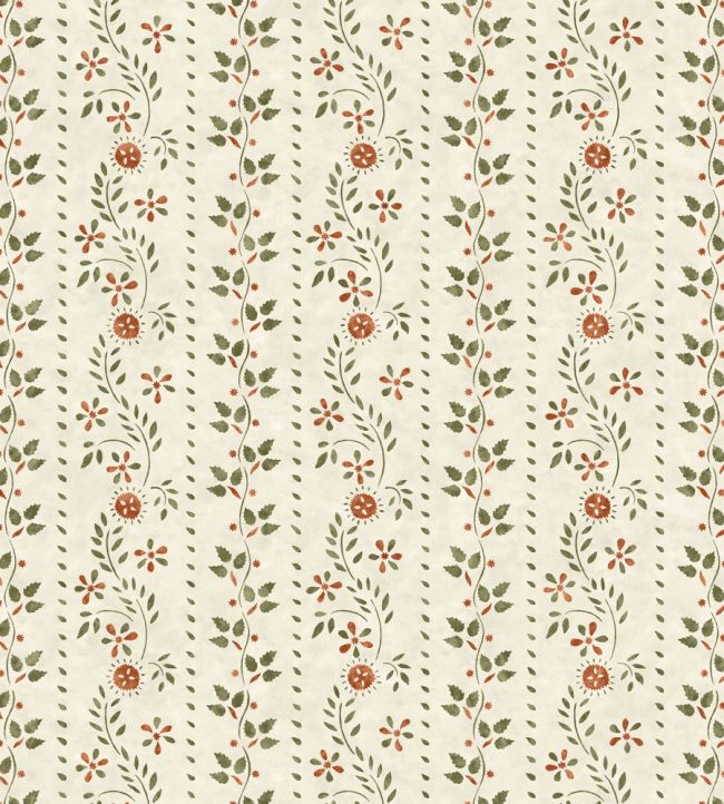 Folklore Wallpaper by Lewis & Wood Green Apple