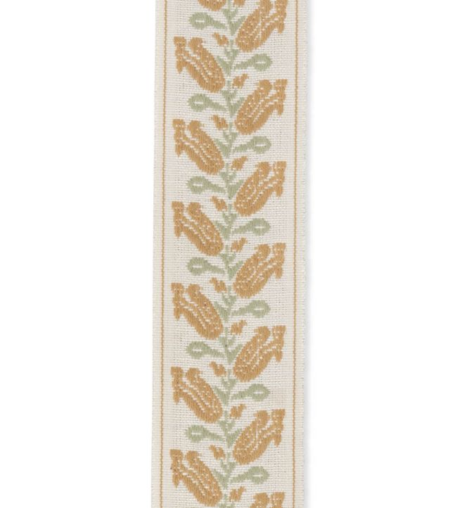 Folkloric Floral Braid Trimming by Volga Linen Biscotti