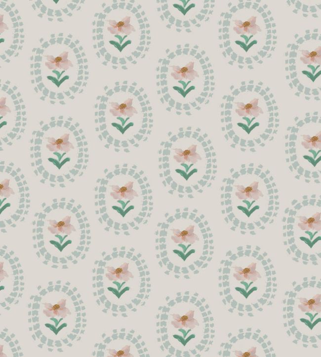 Folly Fabric by Parker & Jules Chalkstream