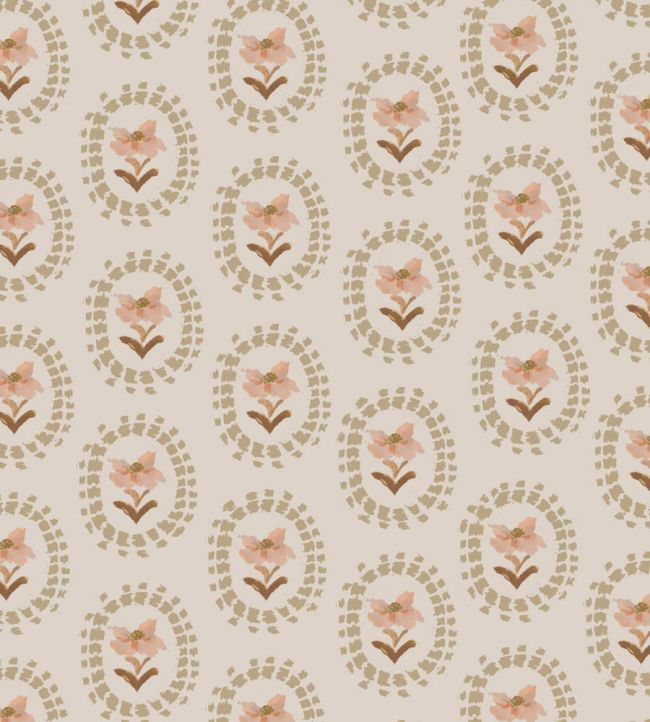 Folly Fabric by Parker & Jules Toffee