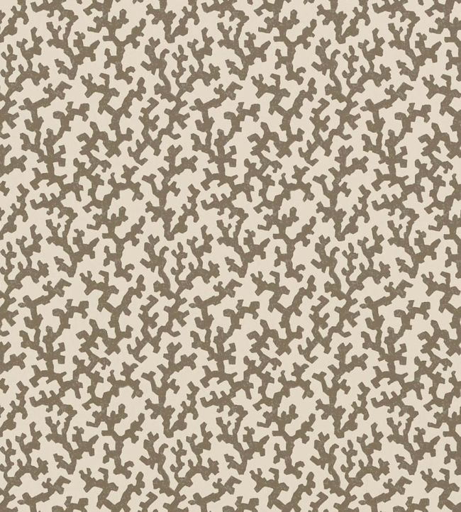 Folly Wallpaper by Schumacher Berber Brown