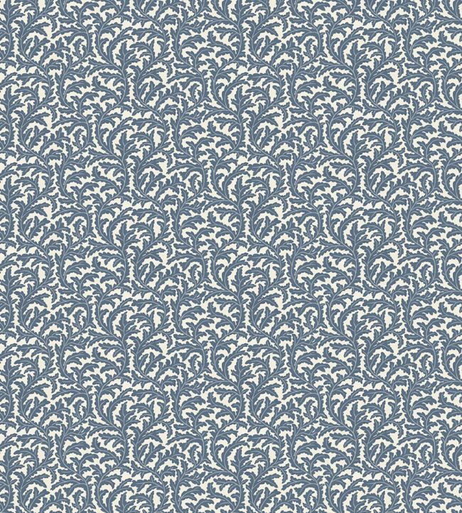 Fond Ogee Wallpaper by Josephine Munsey Bude Blue