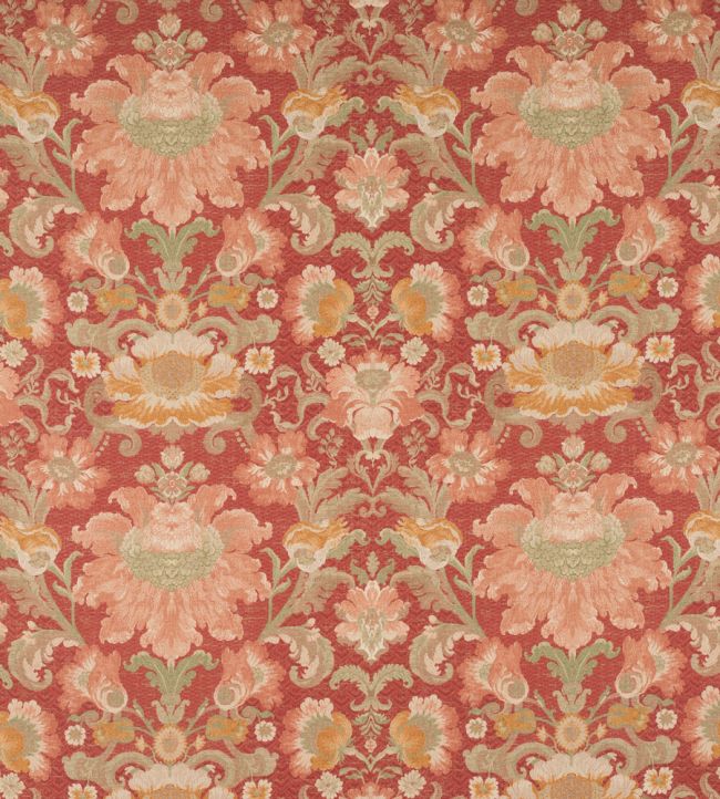 Fontenoy Fabric by Colefax and Fowler Red