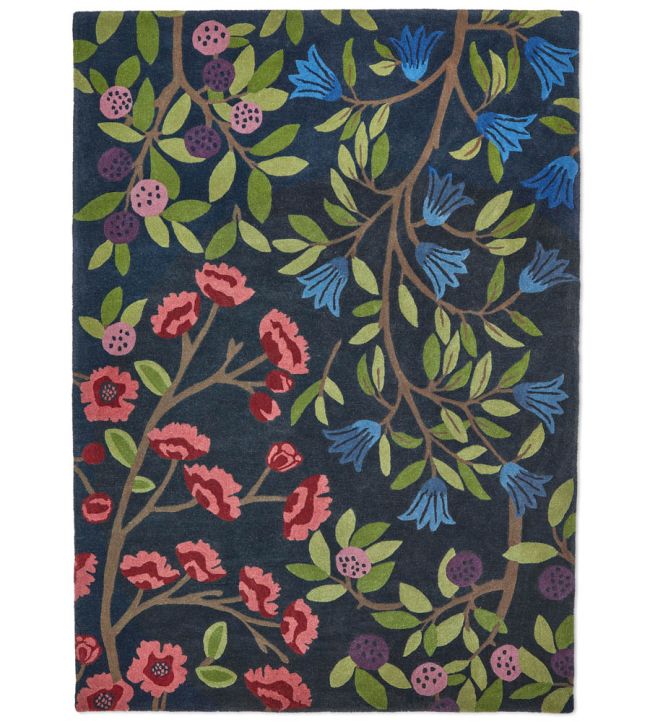 Sanderson Foraging rug Indigo 146618140200 Indigo