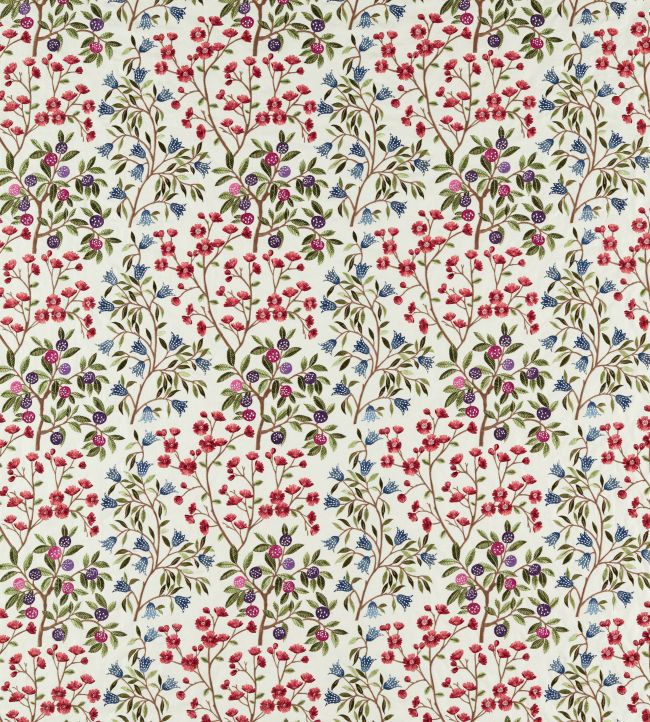 Foraging Embroidery Fabric by Sanderson Meadow Violet