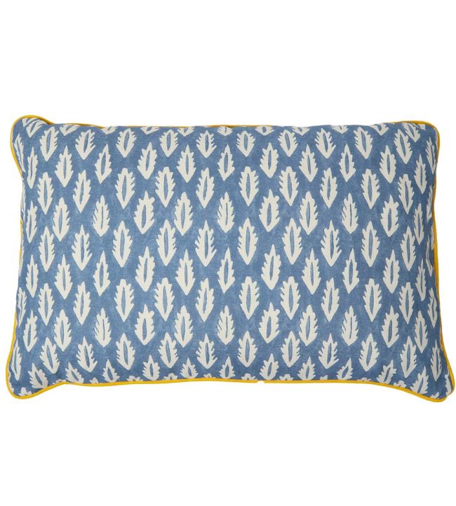 Forest Cushion 60 x 40cm by Molly Mahon Blue Seed Mustard