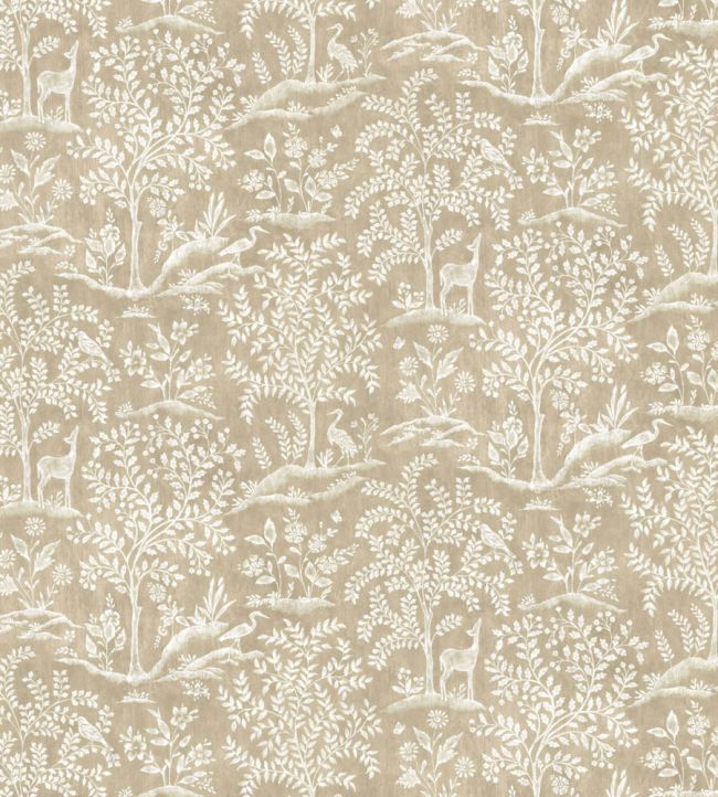 Foret Fabric by Nina Campbell Neutral