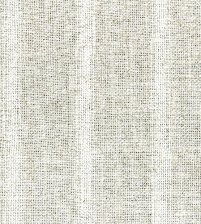 Forfar Stripe Fabric by Ian Mankin Ivory