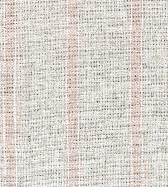 Forfar Stripe Fabric by Ian Mankin Powder
