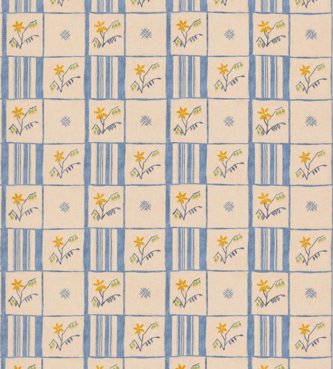 Forget-Me-Not Fabric by GP & J Baker Blue