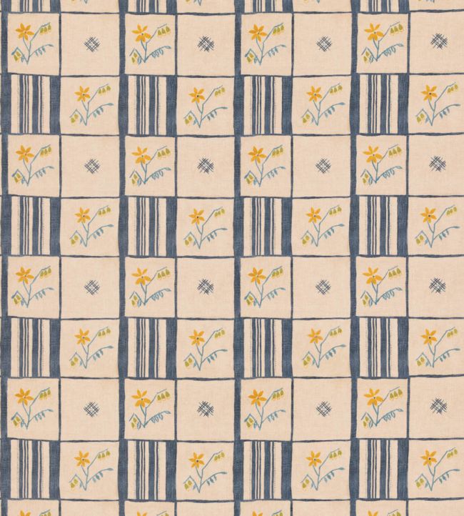 Forget-Me-Not Fabric by GP & J Baker Indigo
