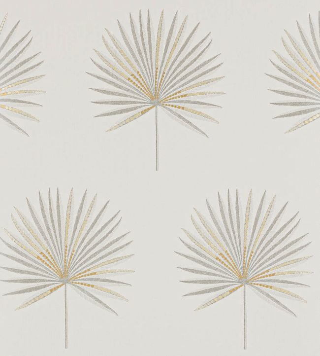 Fortunei Wallpaper by Jane Churchill Silver