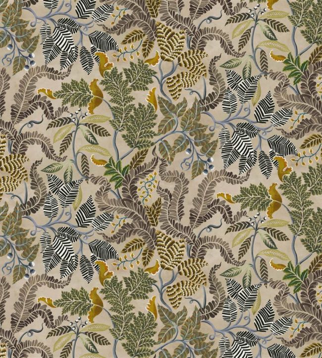Fougere Fabric by Designers Guild Sepia