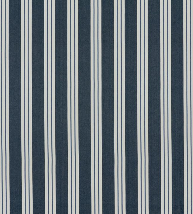 Foxdale Fabric by Clarke & Clarke Navy/Delft