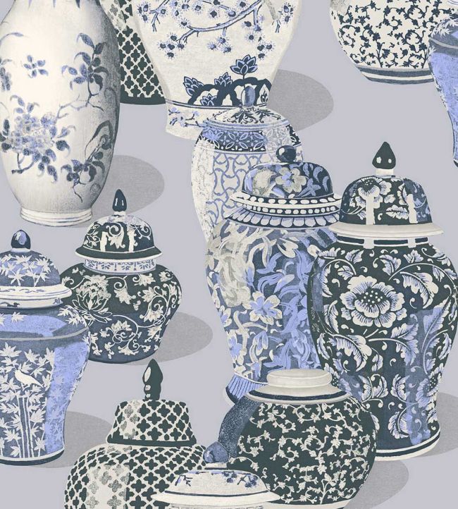 Fragile Wallpaper by Eijffinger Blue