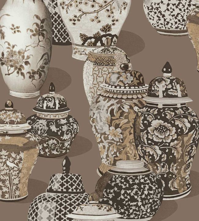 Fragile Wallpaper by Eijffinger Brown