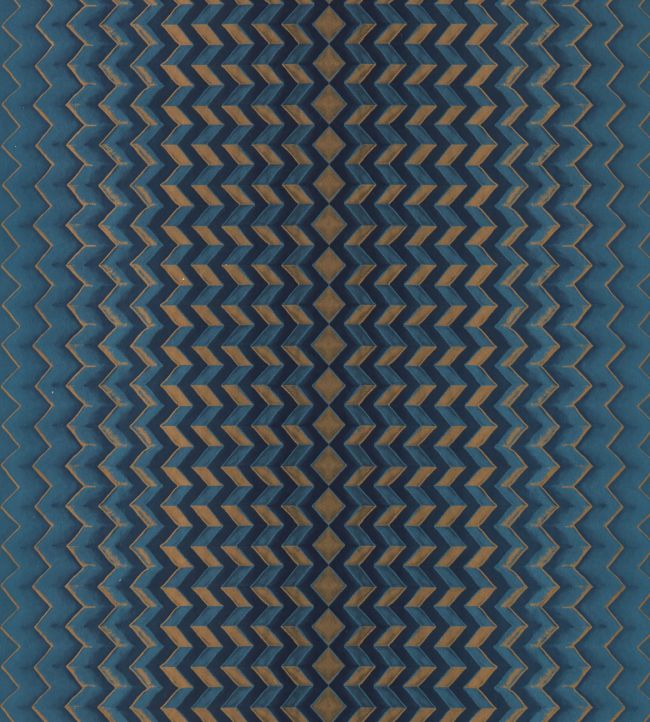 Fragment Wallpaper by Clarke & Clarke Midnight/Copper
