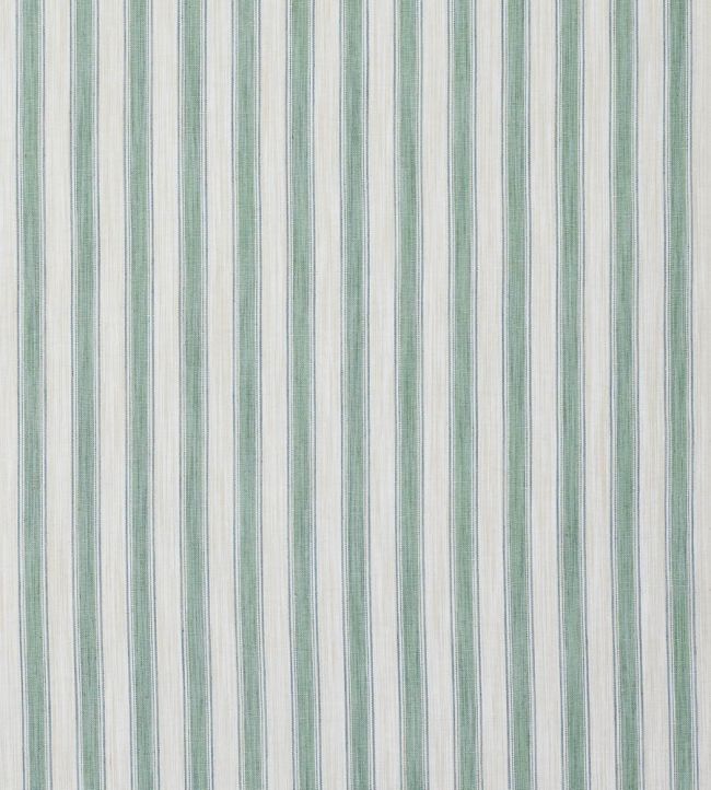 Frances Stripe Fabric by Colefax and Fowler Forest Green