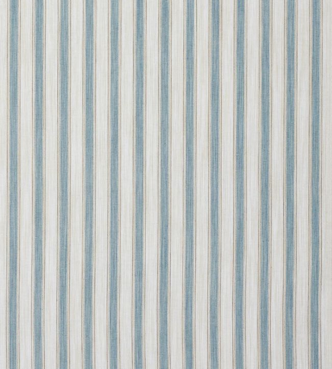 Frances Stripe Fabric by Colefax and Fowler Teal