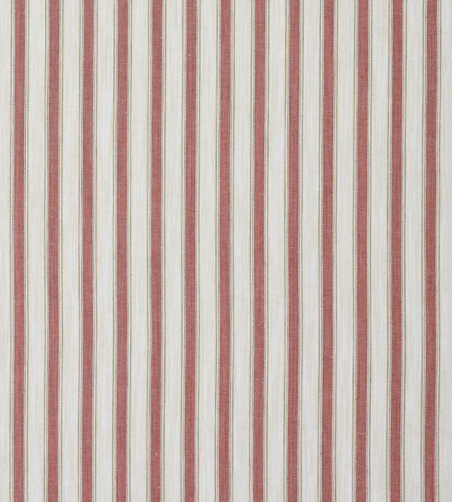 Frances Stripe Fabric by Colefax and Fowler Tomato