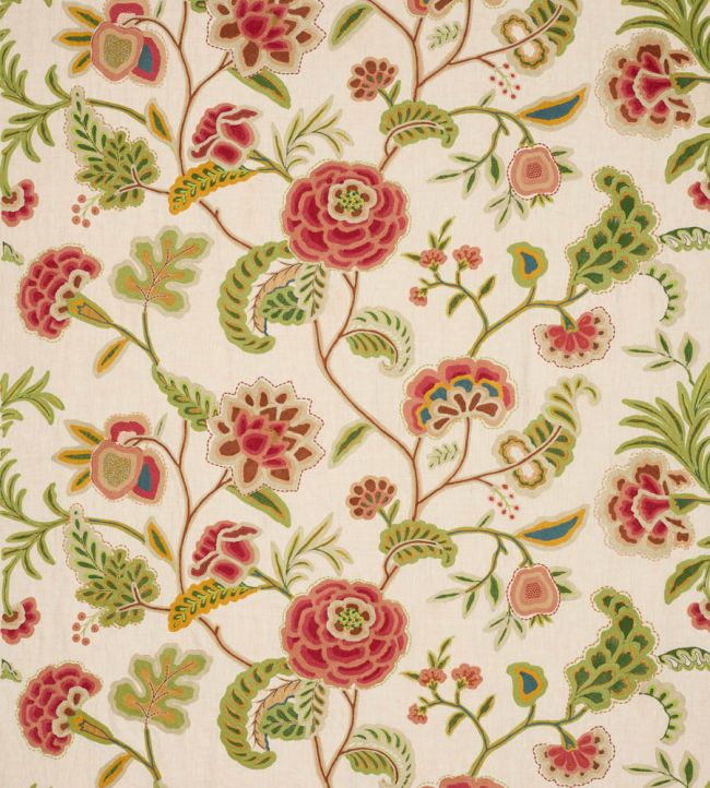 Francine Fabric by Colefax And Fowler Tomato/Green