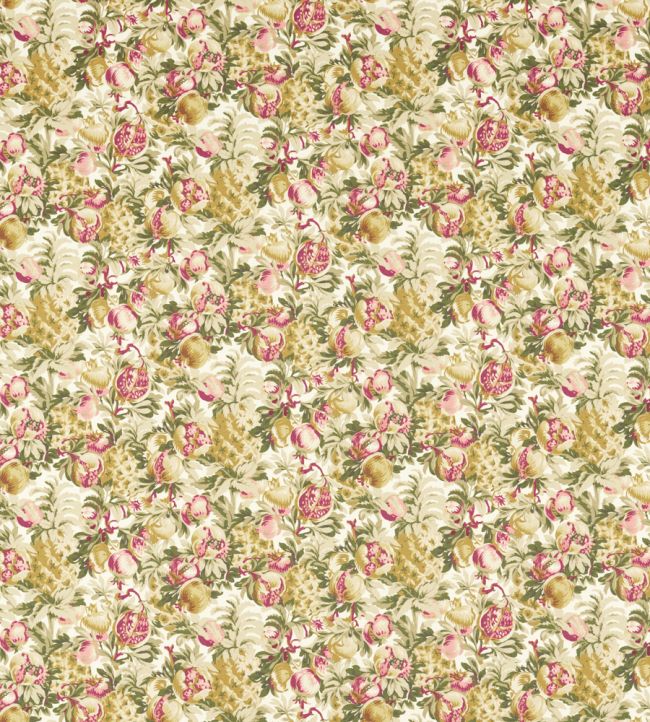 Francis Fabric by Clarke & Clarke Blush/Raspberry