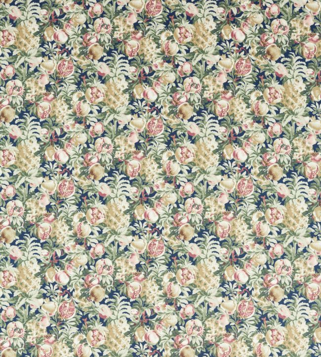 Francis Velvet Fabric by Clarke & Clarke Midnight