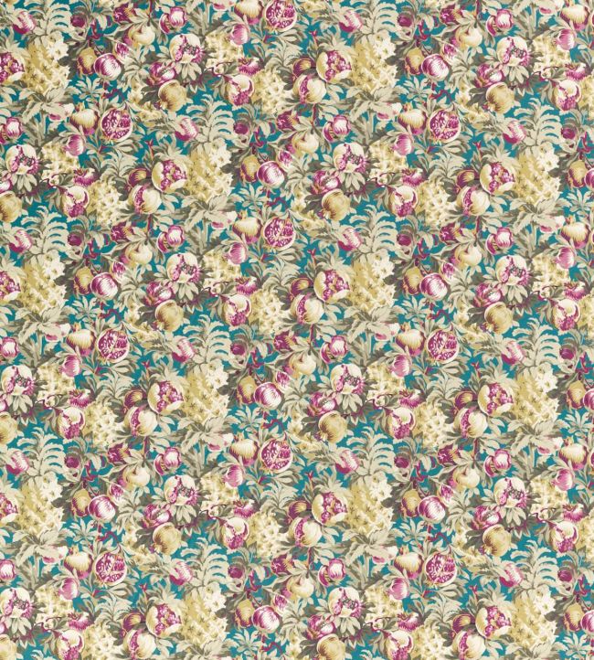Francis Velvet Fabric by Clarke & Clarke Teal