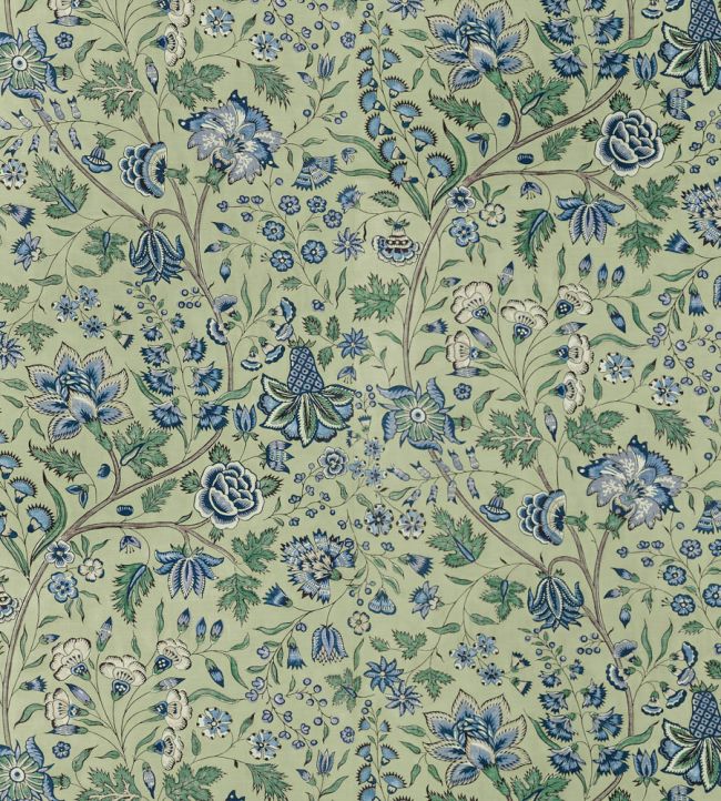 Francois Wallpaper by Anna French Green and Blue