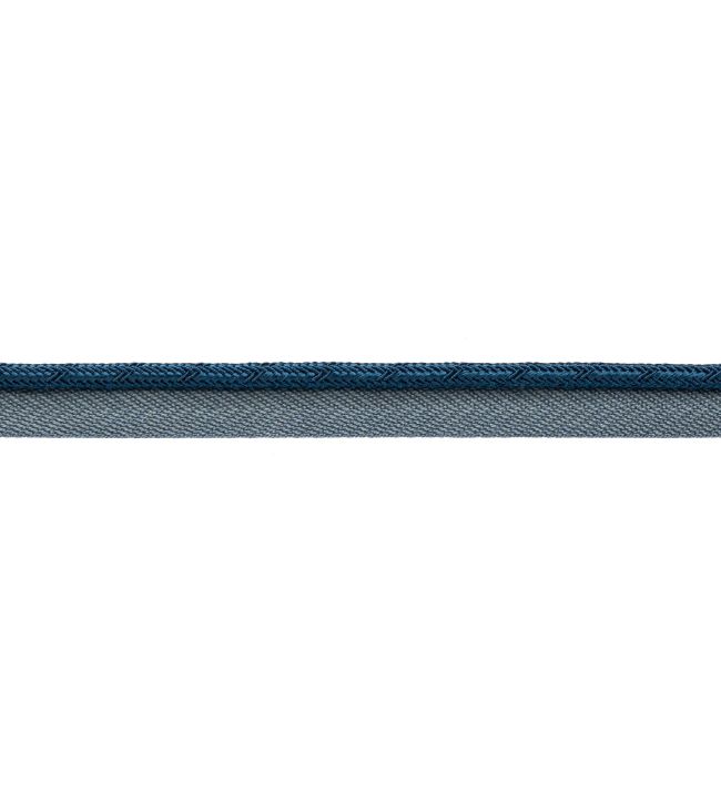 Francoise Cord with Tape Trimming by Samuel & sons Peacock