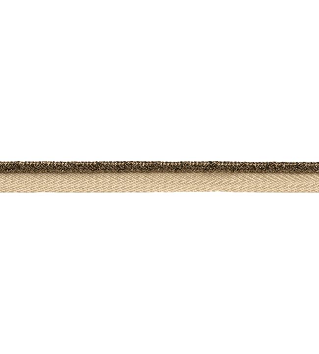 Francoise Metallic Cord with Tape Trimming by Samuel & sons Antique Gold