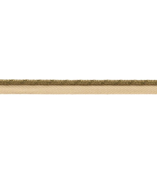 Francoise Metallic Cord with Tape Trimming by Samuel & sons Gold