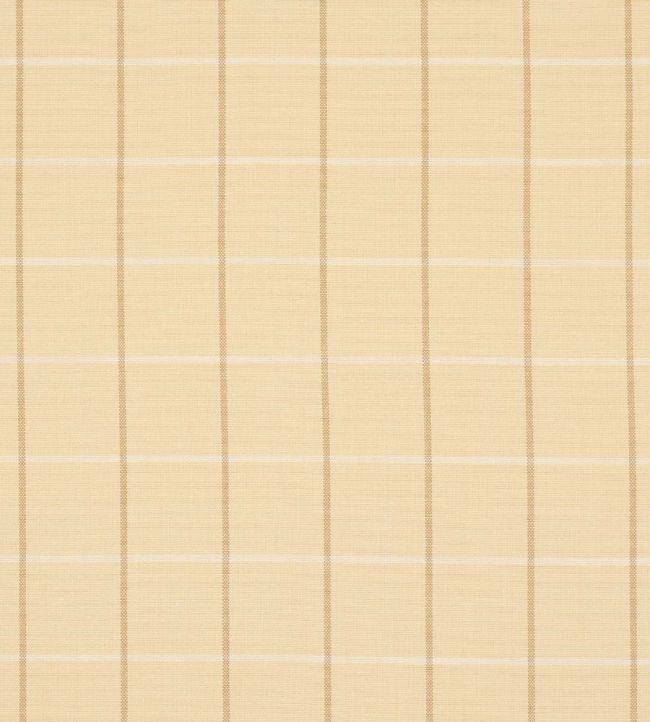 Frannie Windowpane Fabric by Schumacher Camel