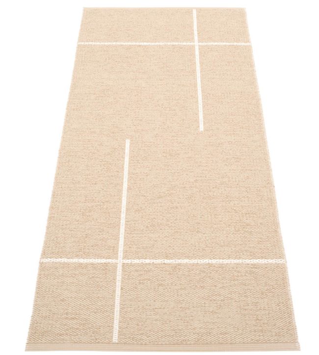 Pappelina Fred Runner rug Beige/Vanilla FR6E727 Beige/Vanilla