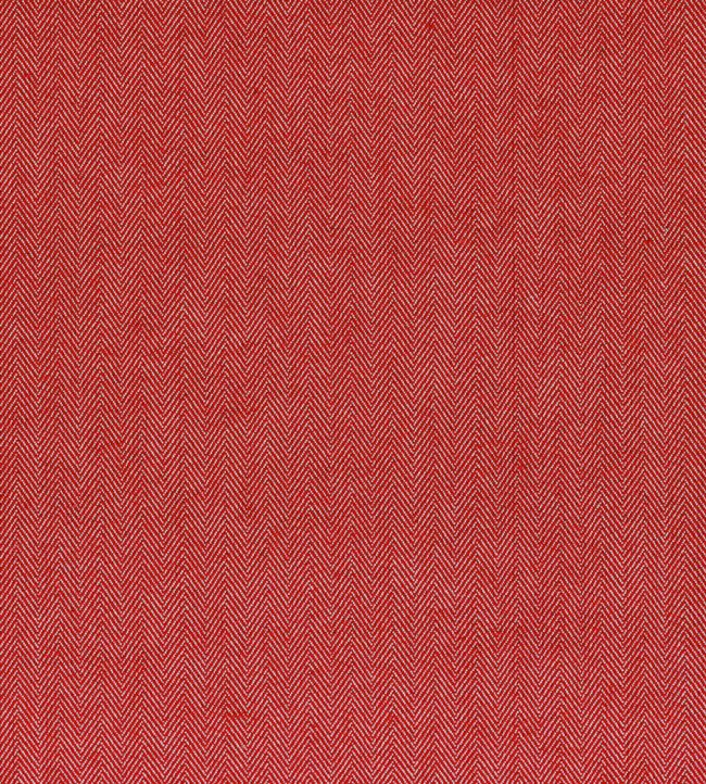 Fresco Herringbone Fabric by Ian Mankin Peony