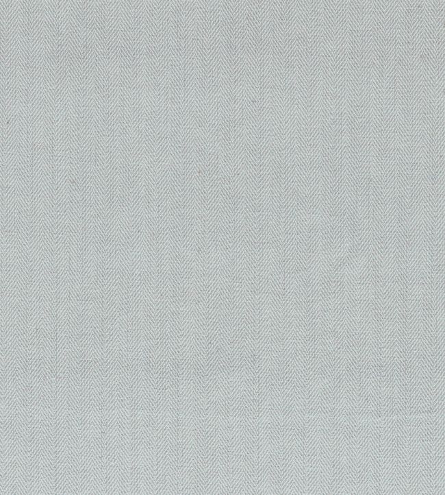 Fresco Herringbone Fabric by Ian Mankin Silver