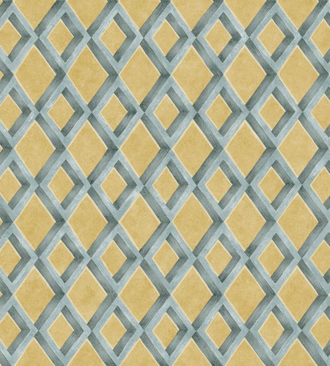 Fresco Trellis Wallpaper by Cole & Son Hyacinth on Ochre