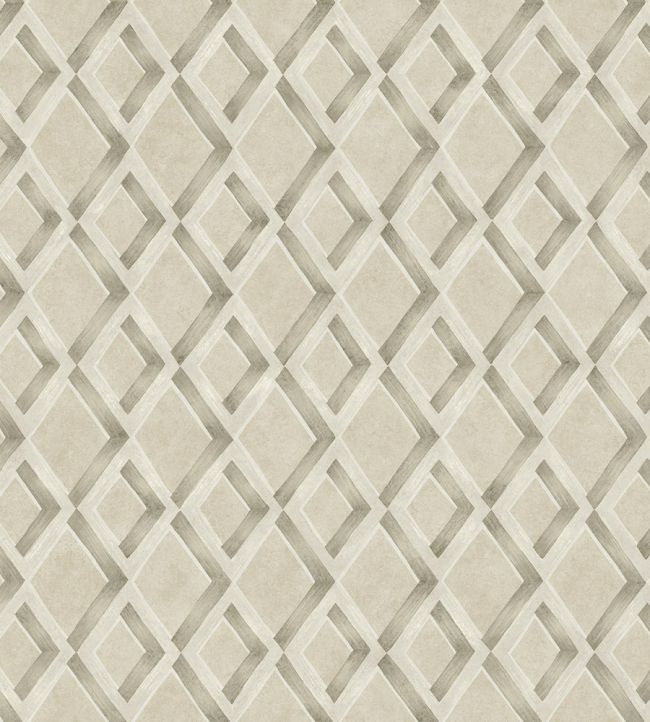 Fresco Trellis Wallpaper by Cole & Son Parchment on Stone