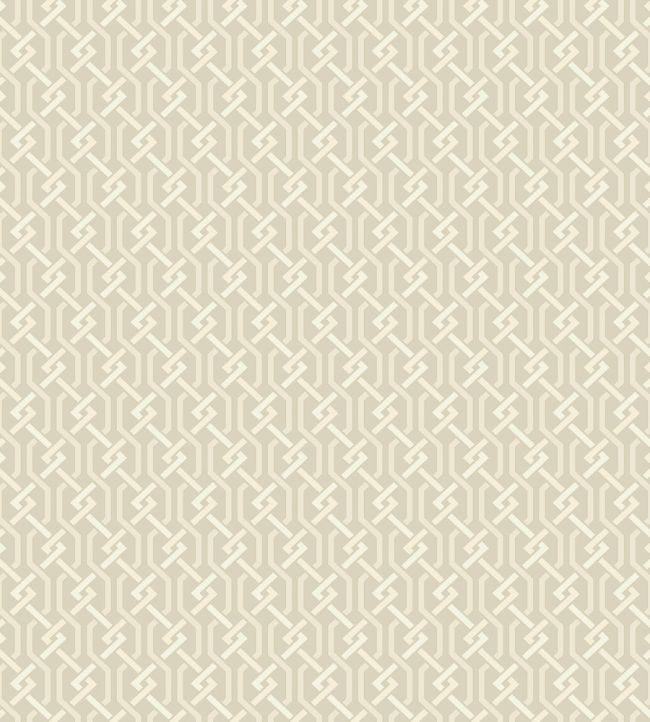 Fretwork Wallpaper by Cole & Son Stone & Chalk