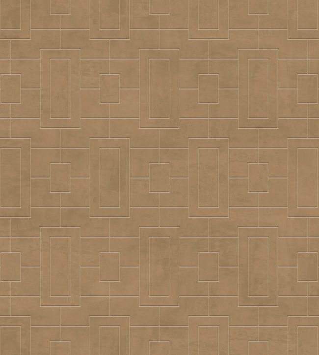 Fretwork Wallpaper by Coordonne Sand
