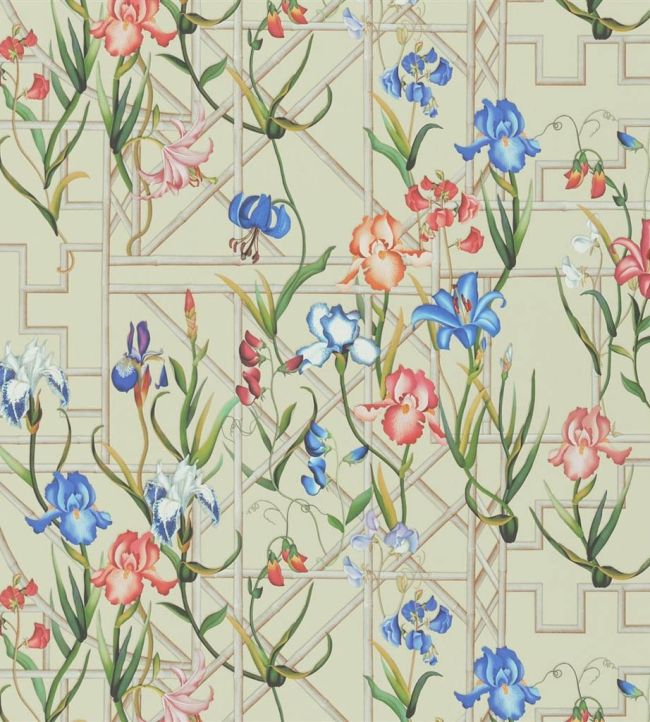 Fretwork Garden Wallpaper by Christian Lacroix Citron