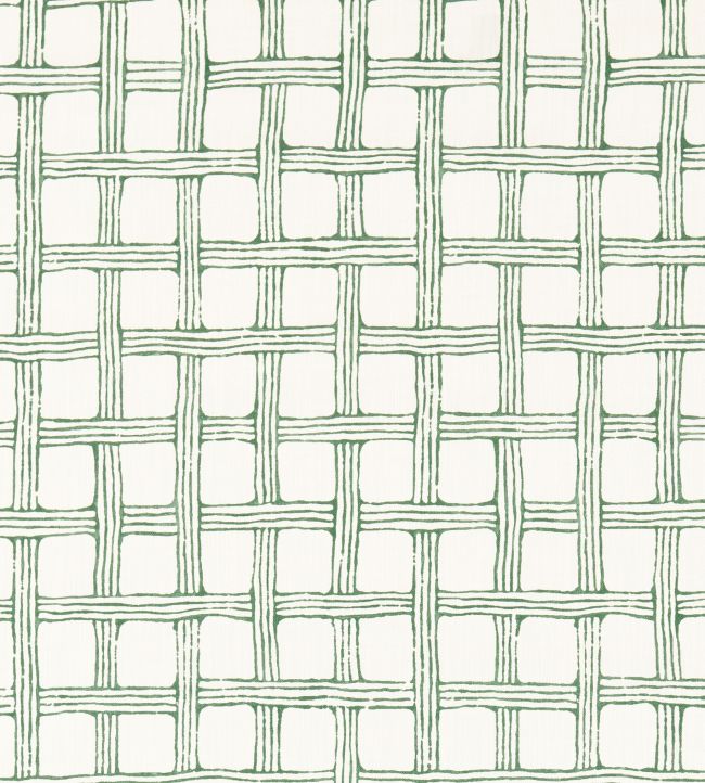 Fretwork Print Fabric by Scion Forest