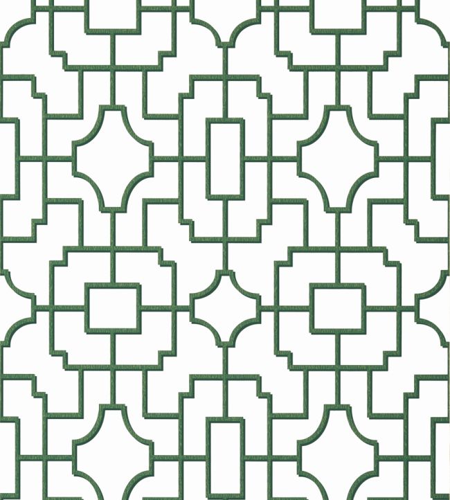Fretwork Wallpaper by Thibaut Green