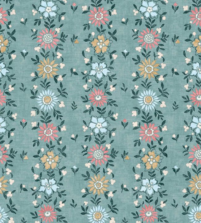 Freya Wallpaper by Lewis & Wood Sea Rose