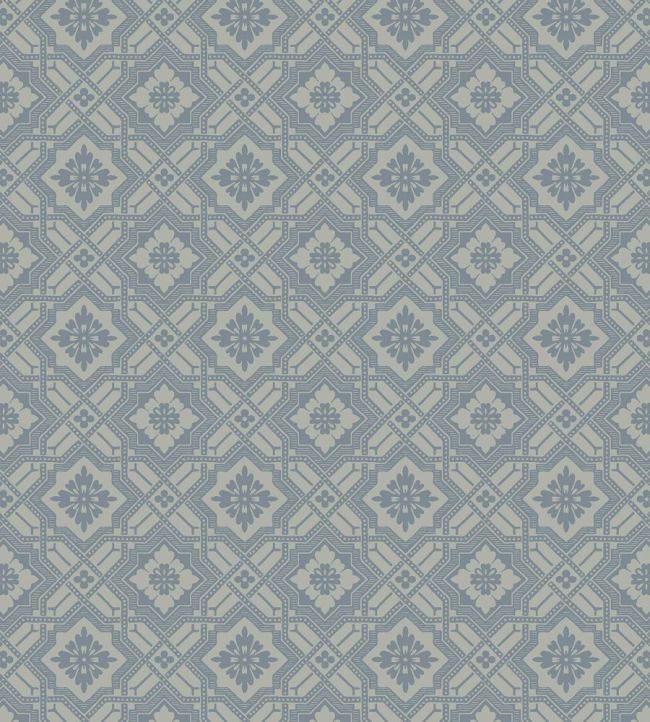 Friedrich Wallpaper by Borastapeter Blue
