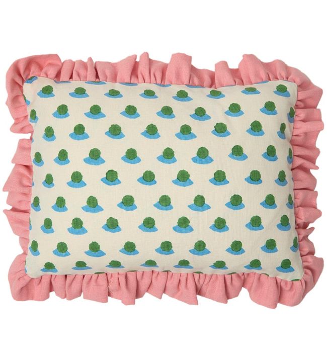 Frill Berry Cushion 40 x 30cm by Molly Mahon Grass